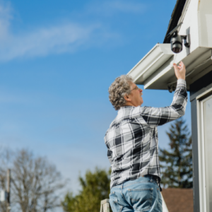 external mounted home security camera